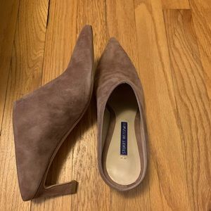 Stuart Weitzman Heeled Mules.